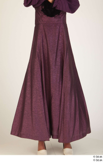  Photos Woman in Historical Dress 3 19th century Purple dress historical clothing lower body 0001.jpg